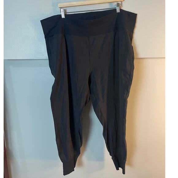 Athleta Venice Jogger High Rise Athletic Casual Pants in Black Size 3X EUC - Picture 3 of 13